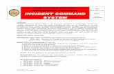BVFD/MPr/ICS/06 INCIDENT COMMAND SYSTEMSYSTEM … sop ics 06 - incident... · INCIDENT COMMAND SYSTEMSYSTEM Author: PD Govender PURPOSE: ... Certain incidents, by virtue of their