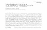Empiric Approach for Criteria Determination of …cdn.intechopen.com/pdfs/39580/InTech-Empiric_approach...Empiric Approach for Criteria Determination of Remaining Lifetime Estimation