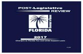 POST-Legislative REVIEW - FloridaRevenue.com€¦ ·  · 2017-12-19POST-Legislative REVIEW 2017 Changes to Florida Tax and Child Support Laws ... the Department is directed to include