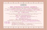 SRI KRISHNA GANA SABHA€¦ · 06.00 P.M. Madurai T.N.Seshagopalan – M.Chandrasekaran ... Forum in association with Sri Krishna Gana Sabha celebrates ... Venkataraghavan – Padma