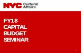 FY18 CAPITAL BUDGET SEMINAR - Welcome to … or equipment purchase ... o Local Laws 118, 119, 120 & 121: EPP o Interfund Agreement Fees ... The Office of Management and Budget (OMB)