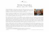 Wole Soyinka - Bibliotheca Alexandrina · Wole Soyinka, in full Akinwande Olu Wole Soyinka, was born on July 13, 1934, in Abeokuta ... more a golden age than was the past. 1 He wrote