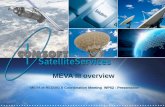 MEVA III overview - International Civil Aviation Organization · MEVA III overview . ... (Packet Assembling De- Assembling) was done by the Memotech CX multiplexers. ... In common