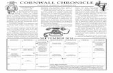 CORNWALL CHRONICLEcornwallchronicle.org/issues/September_2014.pdf · a steady flow of clients needing assist- ... (NCMH). A town meeting will be ... ten-unit complex from the traffic
