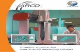 Powerful, modular and user-friendly measuring software · advanced coding. ARCO GRAPHICS ... smart “colour code” editor.Thanks to the ... accordance with the international standards