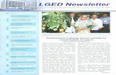  · I-GED Newsletter July—September 2015 LGRD&C Minister Khandker Mosharraf Hossain, MP, chaired the ADP progress review meeting held at LGD on 30 July 2015.