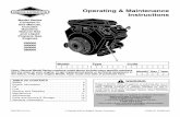 Operating & Maintenance Instructions - Encoreencoreequipment.com/wordpress/wp-content/uploads/2012/06/18hp... · Briggs & Stratton makes this information available to the consumer