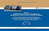 Pace Suburban Service Budget & Regional ADA … · ders Pilot Project, launched in November, 2011 in collaboration with IDOT and RTA, led to signifi cant gains in ridership and on-time
