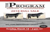 2018 BULL SALE - PrimeTime AgriMarketing€¦ ·  · 2018-02-162018 BULL SALE Sunday, March 18 – 2 pm CST Rock Island Livestock Company – Rock Island, IL Featuring The First