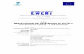 D5.1 Weather hazards and vulnerabilities for the Euro- pean ... - VTTewent.vtt.fi/Deliverables/D5/Ewent_D51_FINAL.pdf · Author/Responsible(s): VTT : Riitta Molarius Contributors: