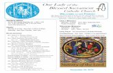 Our Lady of the Blessed Sacrament - Queens Deanery #5 Bulletin - 12-25-16... · Ext. 110 jane-olbs@nyc.rr.com Mrs. Linda Farrell, Bookkeeper Ext. 115 bookkeeper@olbschurch.org Receptionist,