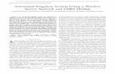 IEEE TRANSACTIONS ON INSTRUMENTATION AND MEASUREMENT … · IEEE TRANSACTIONS ON INSTRUMENTATION AND MEASUREMENT 1 Automated Irrigation System Using a Wireless ... that was programmed