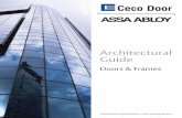 Architectural Guide - Steel & Metal Doors, Frames - Ceco Door Arch Guide.pdf · efficiency, materials selection, and indoor environmental quality.” Based on review of current LEED
