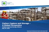 Carbon Capture and Storage – A Global Perspective · Carbon Capture and Storage – A Global Perspective. ... *Percentage increase in total discounted mitigation costs ... -EOR