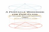 three pentacles) - Welcome to wiggage.com! · Exercise 1: Running The Iron Pentacle Stand up or lie down on the floor with feet apart and arms out, so that your body forms a pentacle.