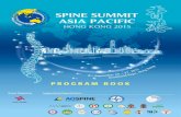 Table of ConTenTs - Spine World Summit 2018 - Homesummit.spineworld.org/download/SSAP Program Book_Final.pdf · Table of ConTenTs 2 Welcome Message ... spinal trauma to high grade