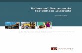 Balanced Scorecards for School Districts - Featuredgssaweb.org/wp-content/uploads/2015/04/Balanced... · In the following report, Hanover Research reviews best practices in structuring