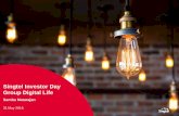 Singtel Investor Day Group Digital Life · Singtel Investor Day Group Digital Life 31 May 2016 ... Insights about consumer behaviour, ... as Snapdeal, Paytm and Tapp. 9 HOOQ ...