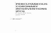PERCUTANEOUS CORONARY INTERVENTIONS (PCI) · PERCUTANEOUS CORONARY INTERVENTIONS (PCI) in New York State 2012-2014 May 2017 Department of Health