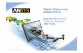 Fluids Dynamics Simulations - Ansys UK/staticassets/SM... · PDF fileFluids Dynamics Simulations Stephen McCormick ... • Equalisation of the flow rates ... Solar Load Modelling