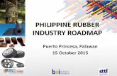 PHILIPPINE RUBBER INDUSTRY ROADMAPindustry.gov.ph/wp-content/uploads/2015/11/Rubber-Rubber... · CHALLENGES AND CONCERNS 1. ... Marketing channels 4. Industry standards. ... 2015