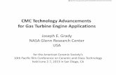 CMC Technology Advancements for Gas Turbine Engine ... · CMC Technology Advancements for Gas Turbine Engine Applications Joseph E. Grady NASA Glenn Research Center USA for the American