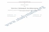 Service Oriented Architecture - Study Mafiastudymafia.org/wp-content/uploads/2015/01/CSE-soa-report.pdf · Web services can implement a service-oriented architecture. Web services