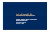 National Assembly ELI: Performance Management · The following materials were prepared by McKinsey ... Source: organizational websites, form 990s, ... CONSEQUENCES AND USES OF FEEDBACK