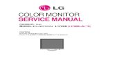 COLOR MONITOR SERVICE MANUAL - go-gddq.com · COLOR MONITOR SERVICE MANUAL CAUTION ... SCHEMATIC DIAGRAM ... (CCFL) or inverter circuit, must disconnect the AC adapter