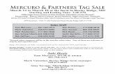 Mercuro & Partners Tag Sale - Holstein Plaza & Partners Tag Sale March 14 to March 18 at the farm in Rocky Ridge, MD Starting and Ending Time- 3:00 PM ... Ladys-Manor Am Tasha-ET *TV