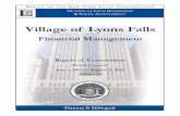 Village of Lyons Falls - New York State Comptroller · The Village of Lyons Falls (Village) is located in the Towns of Lyonsdale and West Turin in Lewis County and has approximately