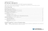 PXIe-8301 User Manual and Specifications - National Instruments… · USER MANUAL PXIe-8301 Remote Control Module for PXI Express Systems This document provides installation, configuration,