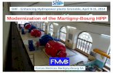 Modernization of the Martigny-Bourg HPP of the Martigny-Bourg HPP ... • Maintainability becoming more and more a question due to gradual ... • Turbine efficiency has exceeded the