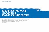 EUROPEAN CAPEX BAROMETER - GE Capital Europe · GE Capital EUROPEAN CAPEX BAROMETER ... Republic, Hungary, Poland) is set to rise, as spend in other areas such as IT and office equipment