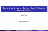 Survey of contemporary Bayesian Network Structure Learning ... · Survey of contemporary Bayesian Network Structure Learning methods Ligon Liu September 2015 Ligon Liu (CUNY) Survey