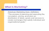 What Is Marketing?southwest.mpls.k12.mn.us/uploads/marketing_powerpoint.pdf · What Is Marketing? ... buying behavior. 2) ... Nature of buying More professional More personal Buying
