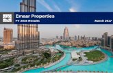 Emaar Properties Emaar... · March 6, 2017 Emaar Properties PJSC, for themselves and for Emaar Group, give notice that: The particulars of this presentation do not constitute any