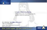 About Linux Distributions - Owl River · binary RPMs, different from OpenSuSE (the SuSE beta) which provides RPMs Some binary RPMs freely ... About Linux Distributions Author: Avi