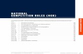 NATIONAL COMPETITION RULES (NCR)docs.cams.com.au/Manual/NCR/NC01-NCR-2014-1.pdf · NATIONAL COMPETITION RULES NATIONAL COMPETITION RULES (NCR) The National Competition Rules (NCR)