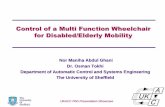 Control of a Multi Function Wheelchair for Disabled ...ukacc.group.shef.ac.uk/wordpress/wp-content/uploads/7-Sheffield...Control of a Multi Function Wheelchair for Disabled/Elderly