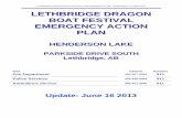 LETHBRIDGE DRAGON BOAT FESTIVAL AND … · lethbridge dragon boat festival and ... lleetthhbbrriiddggee ddrraaggoonn bbooaatt ffeessttiivvaall eemmeerrggeennccyy aaccttiioonn ...
