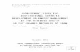 DEVELOPMENT STUDY FOR INSTITUTIONAL CAPACITY DEVELOPMENT ...open_jicareport.jica.go.jp/pdf/12043881_01.pdf · development study for institutional capacity development on energy management