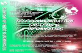 TELECOMMUNICATION SYSTEMS - wseas.org · TELECOMMUNICATION SYSTEMS and INFORMATICS ... Alexander Grebennikov, MEXICO Huay Chang, TAIWAN Olga Martin, ROMANIA, Chin-chen Chang, TAIWAN