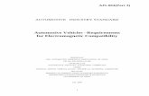 Automotive Vehicles –Requirements for Electromagnetic ...21~2009~11... · electromagnetic compatibility, shall be submitted by the vehicle manufacturer. 3.1.2 The technical specifications