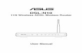 DSL-N10 - GfK Etilizecontent.etilize.com/User-Manual/1020184143.pdf · ASUS PROVIDES THIS MANUAL “AS IS” WITHOUT WARRANTY OF ANY ... Check the following items in your ASUS Wireless