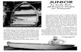 R. Hallgrandpasarchive.com/boatplans/dinghy/junior.pdf ·  · 2014-06-11UNIOR is a type of boat usually known as a yacht dinghy, ... sist in retaining hull shape. Remember to re-