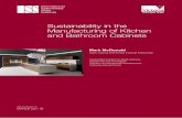 Sustainability in the Manufacturing of Kitchen and ... · Executive Summary The furnishing industry is made up of different sectors including cabinet making, furniture making, furniture