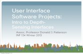 User Interface Software Projects - Donald Bren School of ...User Interface Software Projects: ... •acoustic source localization ... •open: NITE by OpenNI djp3/classes/2013_01_INF134/Lecture14_Slides.pdf ·