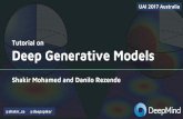 Tutorial on Deep Generative Models - shakirm.com · Abstract This tutorial will be a review of recent advances in deep generative models. Generative models have a long history at