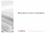 Business Form Samples - aSa Rebar Home is a registered trademark and service mark of Applied Systems Associates, Inc. All other product names and company ... Business Form Samples